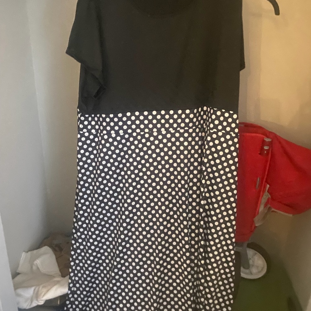 Black and White Polka Dot Dress